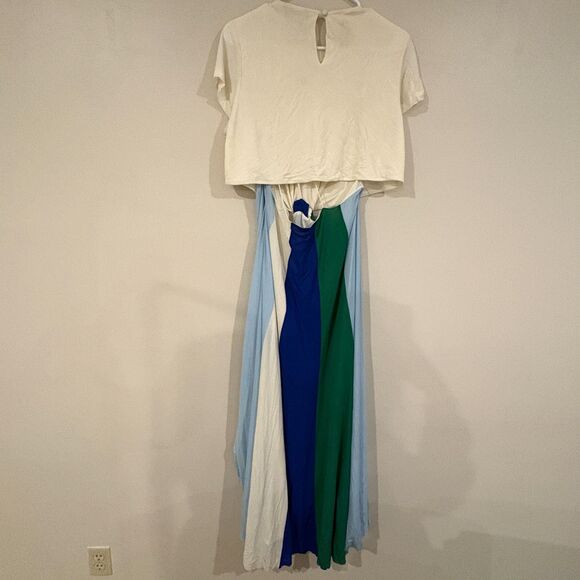 Zendaya Tommy Hilfiger Twist Front Cut out Maxi Dress Size 14 - Picture 7 of 12